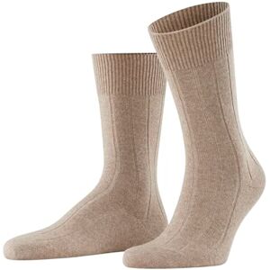 FALKE Herren Socken Lhasa Rib M So Wolle Kaschmir einfarbig 1 Paar, Braun Nutmeg Melange 5410, 43-46 FALKE Herren Socken Lhasa Rib M So Wolle Kaschmir einfarbig 1 Paar, Braun Nutmeg Melange 5410, 43-46