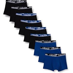 HEAD Herren Boxer Unterwäsche, Schwarz/Blau, S EU HEAD Herren Boxer Unterwäsche, Schwarz/Blau, S EU