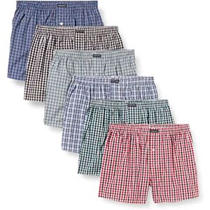 Lower East American Boxershorts Herren 10 Pack I 6 Pack aus 100% Baumwolle Unterwäsche Herren Unterhosen für Männer, Unterhosen Herren Boxershorts Herren Baumwolle, Männer Boxershorts, Mehrfarbig M Lower East American Boxershorts Herren 10 Pack I 6 Pack aus 100% Baumwolle Unterwäsche Herren Unterhosen für Männer, Unterhosen Herren Boxershorts Herren Baumwolle, Männer Boxershorts, Mehrfarbig M