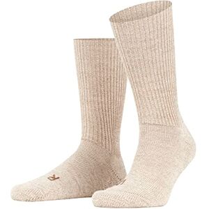FALKE Unisex Socken Walkie Ergo U So Wolle Funktionsmaterial einfarbig 1 Paar, Beige Sand Melange 4490, 39-41 FALKE Unisex Socken Walkie Ergo U So Wolle Funktionsmaterial einfarbig 1 Paar, Beige Sand Melange 4490, 39-41