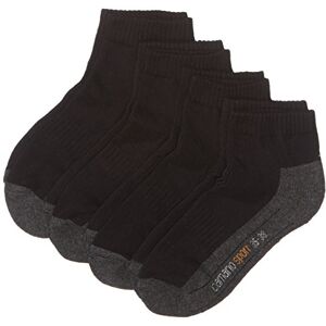 Camano Herren 5932 Quarter 4 Paar Sportsocken, Schwarz (Black 05), 43-46 EU Camano Herren 5932 Quarter 4 Paar Sportsocken, Schwarz (Black 05), 43-46 EU