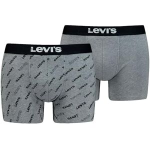 Levi's Herren Boxer Underwear, Grey / Black, M Levi's Herren Boxer Underwear, Grey / Black, M