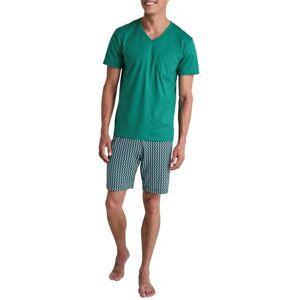 CALIDA Relax Imprint Kurz-Pyjama Herren, aus 100% Baumwolle, pflegeleicht, elastisch und formstabil, in Single Jersey CALIDA Relax Imprint Kurz-Pyjama Herren, aus 100% Baumwolle, pflegeleicht, elastisch und formstabil, in Single Jersey