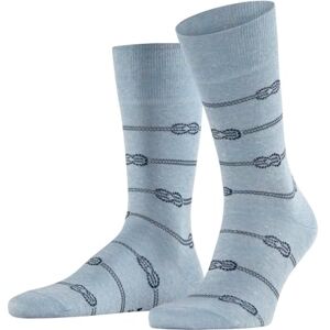 FALKE Herren Socken Sailing Rope M So Baumwolle Leinen gemustert 1 Paar, Blau Dream Blue 6240, 41-42 FALKE Herren Socken Sailing Rope M So Baumwolle Leinen gemustert 1 Paar, Blau Dream Blue 6240, 41-42