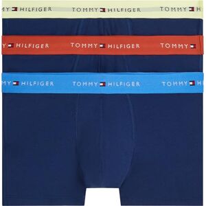 Tommy Hilfiger Herren 3er Pack Boxershorts Trunks aus Baumwolle mit Stretch, Blau (Blue Spl/Trra Rd/Fded Fluro), M Tommy Hilfiger Herren 3er Pack Boxershorts Trunks aus Baumwolle mit Stretch, Blau (Blue Spl/Trra Rd/Fded Fluro), M