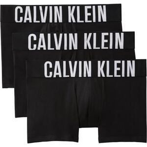 Calvin Herren 3er Pack Boxershorts Trunks mit Logobund, Schwarz (Black/Black/Black), M Calvin Herren 3er Pack Boxershorts Trunks mit Logobund, Schwarz (Black/Black/Black), M