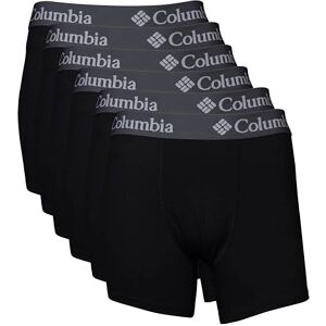 Columbia Herren 6 Pack Performance Boxer Brief Retroshorts, Schwarz, Small (6er Pack) Columbia Herren 6 Pack Performance Boxer Brief Retroshorts, Schwarz, Small (6er Pack)