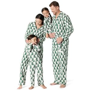 Amazon Essentials Herren Passende Weihnachts-Pyjama-Sets für die ganze Familie, Winterbäume, XL Amazon Essentials Herren Passende Weihnachts-Pyjama-Sets für die ganze Familie, Winterbäume, XL