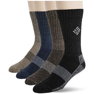 Columbia Herren 4er-Pack Feuchtigkeitsregulierende Crew Lässige Socken, Schwarz, Braun, Sortiert, 10-13 (Shoe Size 6-12 US Men's) Columbia Herren 4er-Pack Feuchtigkeitsregulierende Crew Lässige Socken, Schwarz, Braun, Sortiert, 10-13 (Shoe Size 6-12 US Men's)