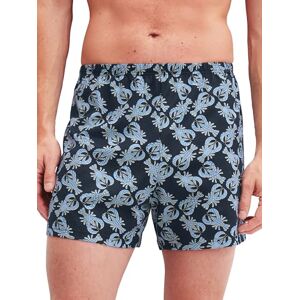 CALIDA Prints Boxershorts Herren, mit stoffüberzogenem Bund, aus 100% Baumwolle, ohne Eingriff Dark Lapis Print 50 CALIDA Prints Boxershorts Herren, mit stoffüberzogenem Bund, aus 100% Baumwolle, ohne Eingriff Dark Lapis Print 50