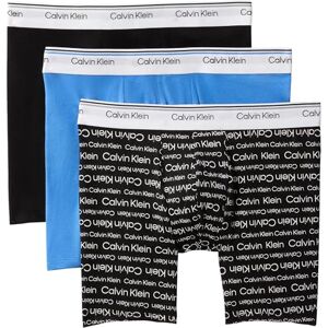Calvin Herren 3er Pack Boxershorts Briefs Balance mit Logobund, Mehrfarbig (Black/Wrapped Logo_Black/Regatta), L Calvin Herren 3er Pack Boxershorts Briefs Balance mit Logobund, Mehrfarbig (Black/Wrapped Logo_Black/Regatta), L