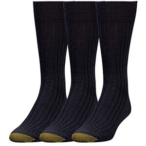 Gold Toe GOLDTOE Herren Windsor Wool Crew Socken 3er Pack, Schwarz, Large Gold Toe GOLDTOE Herren Windsor Wool Crew Socken 3er Pack, Schwarz, Large