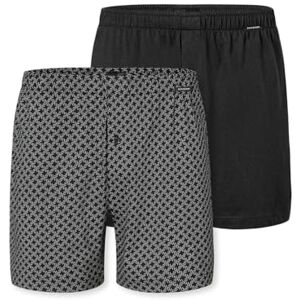 Schiesser Herren 2 Pack Boxershorts Baumwolle Jersey weich Multipack Jerseyboxer, Sortiert 5_182427, 10 Schiesser Herren 2 Pack Boxershorts Baumwolle Jersey weich Multipack Jerseyboxer, Sortiert 5_182427, 10