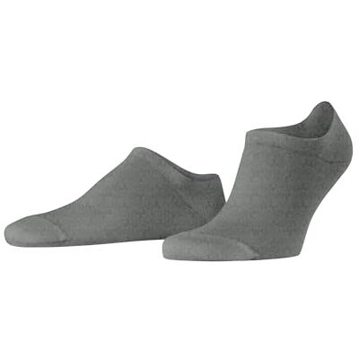 FALKE Herren Füßlinge Family M In Baumwolle unsichtbar einfarbig 1 Paar, Grau Light Grey Melange 3390, 43-46 FALKE Herren Füßlinge Family M In Baumwolle unsichtbar einfarbig 1 Paar, Grau Light Grey Melange 3390, 43-46