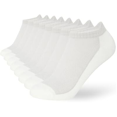 FM London 8er-Pack Bambus Sneaker Socken Herren Superweich, atmungsaktiv und geruchsabweisend mit schützender Fersenlasche FM London 8er-Pack Bambus Sneaker Socken Herren Superweich, atmungsaktiv und geruchsabweisend mit schützender Fersenlasche