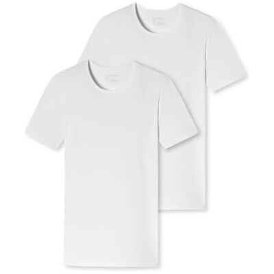 Schiesser Herren T-Shirt Unterhemd 2er Pack Doppelpack 95/5 Box 174997 Schiesser Herren T-Shirt Unterhemd 2er Pack Doppelpack 95/5 Box 174997