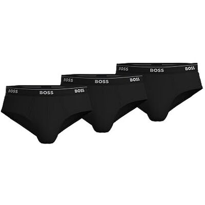 Boss Hugo Herren Slip aus Baumwolle, 3er-Pack Herren Slip, bequeme Passform, ideal für den Alltag, bequeme Unterwäsche, Markenslip Boss Hugo Herren Slip aus Baumwolle, 3er-Pack Herren Slip, bequeme Passform, ideal für den Alltag, bequeme Unterwäsche, Markenslip