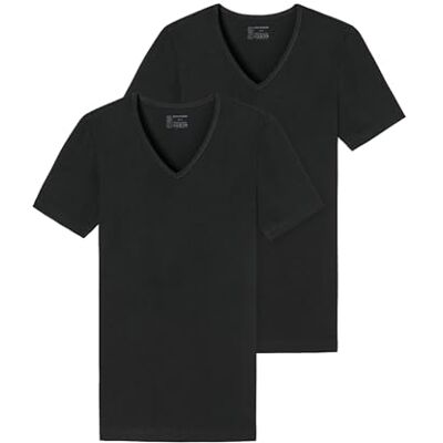 Schiesser Herren T-Shirt Unterhemd Doppelpack 95/5 V-Ausschnitt Box 173982 Schiesser Herren T-Shirt Unterhemd Doppelpack 95/5 V-Ausschnitt Box 173982