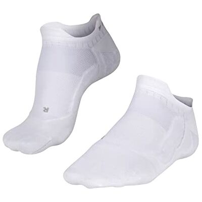 FALKE Herren Golfsocken GO5 Invisible M In Funktionsmaterial antiblasen 1 Paar, Weiß White 2000, 44-45 FALKE Herren Golfsocken GO5 Invisible M In Funktionsmaterial antiblasen 1 Paar, Weiß White 2000, 44-45