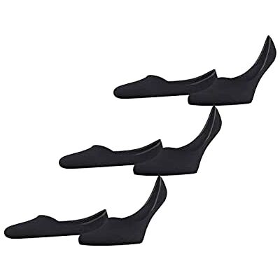FALKE Herren Füßlinge Invisible Step Medium Cut Multipack M In Baumwolle unsichtbar einfarbig 3 Paar, Schwarz Black 3000, 41-42 FALKE Herren Füßlinge Invisible Step Medium Cut Multipack M In Baumwolle unsichtbar einfarbig 3 Paar, Schwarz Black 3000, 41-42
