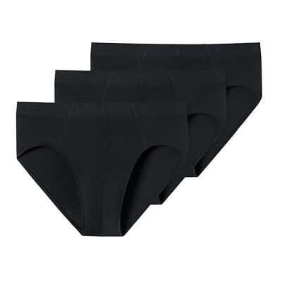 Schiesser Herren 3 Pack Unterwäsche Mit Weichem Bund Bio Baumwolle 95/5 Organic Slip, Schwarz_179572, 3XL Große Größen EU Schiesser Herren 3 Pack Unterwäsche Mit Weichem Bund Bio Baumwolle 95/5 Organic Slip, Schwarz_179572, 3XL Große Größen EU