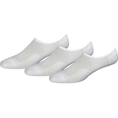 Amazon Essentials Herren No Show Socken für Loafer, 6 Paar, Weiß, 46-48 Amazon Essentials Herren No Show Socken für Loafer, 6 Paar, Weiß, 46-48