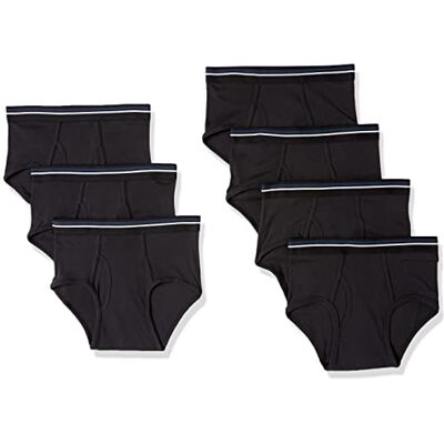 Amazon Essentials Herren Unterhosen aus Baumwolle, Atmungsaktiv, Ohne Etikett, Mehrfachpacks, 7er Pack, Schwarz, L Amazon Essentials Herren Unterhosen aus Baumwolle, Atmungsaktiv, Ohne Etikett, Mehrfachpacks, 7er Pack, Schwarz, L
