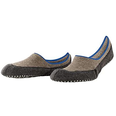 FALKE Unisex Stoppersocken Cosyshoe Invisible M Hp Wolle rutschhemmende Noppen 1 Paar, Braun Oak Melange 5075, 41-42 FALKE Unisex Stoppersocken Cosyshoe Invisible M Hp Wolle rutschhemmende Noppen 1 Paar, Braun Oak Melange 5075, 41-42