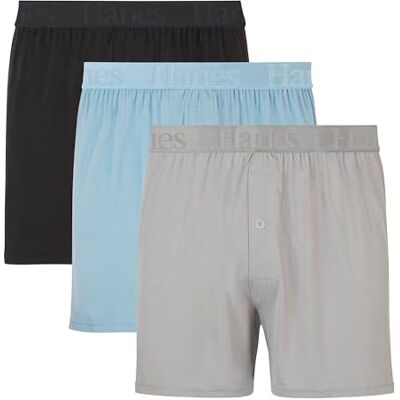 Hanes Originals Supersoft Herren-Boxershorts, 3 Stück, X-Large Hanes Originals Supersoft Herren-Boxershorts, 3 Stück, X-Large