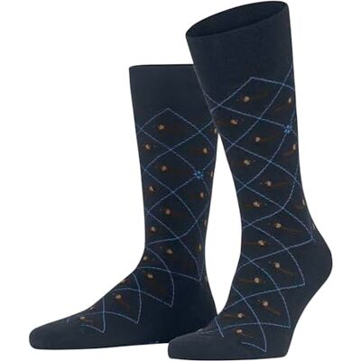 Burlington Herren Socken Dachshund M So Baumwolle gemustert 1 Paar, Blau Marine 6120, 40-46 Burlington Herren Socken Dachshund M So Baumwolle gemustert 1 Paar, Blau Marine 6120, 40-46