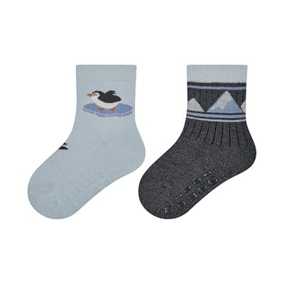 Sterntaler ABS Socken Doppelpack Unisex – Flauschige Stoppersocken mit Innenfrottee – Süße Baby- und Kinderstrümpfe mit Tiermotiv – hellblau, Größe 26 Sterntaler ABS Socken Doppelpack Unisex – Flauschige Stoppersocken mit Innenfrottee – Süße Baby- und Kinderstrümpfe mit Tiermotiv – hellblau, Größe 26