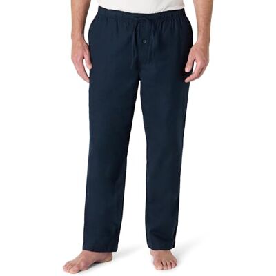 Amazon Essentials Herren Atmungsaktive Flanell-Pyjamahose (Erhältlich In Groß Und Schwer), Marineblau, XL Amazon Essentials Herren Atmungsaktive Flanell-Pyjamahose (Erhältlich In Groß Und Schwer), Marineblau, XL
