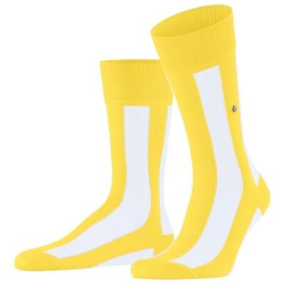 Burlington Herren Socken Retro Lines M So Baumwolle gemustert 1 Paar, Gelb Sunshine 1330, 40-46 Burlington Herren Socken Retro Lines M So Baumwolle gemustert 1 Paar, Gelb Sunshine 1330, 40-46