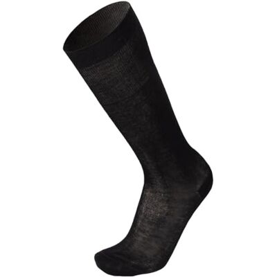 Prisco Herren Socken aus Fil d’Écosse, Lange Socken Baumwolle 100%, Strümpfe Herren Glattstrick, Unifarben, 6 Paar, Drei Größen (Nero,44-45) Prisco Herren Socken aus Fil d’Écosse, Lange Socken Baumwolle 100%, Strümpfe Herren Glattstrick, Unifarben, 6 Paar, Drei Größen (Nero,44-45)