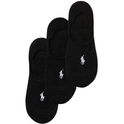 POLO RALPH LAUREN Damen Classic Sport Sneaker Liner Socks 3 Pair Pack Non-slip Gripper & Arch Support Sneaker-Innenfutter (3er Pack) POLO RALPH LAUREN Damen Classic Sport Sneaker Liner Socks 3 Pair Pack Non-slip Gripper & Arch Support Sneaker-Innenfutter (3er Pack)