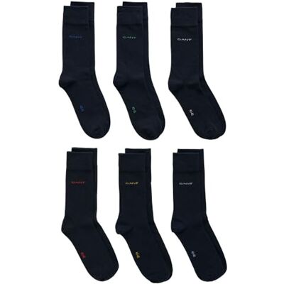 GANT Herren Soft Cotton 6-pack Socken, MARINE, 40-42 EU GANT Herren Soft Cotton 6-pack Socken, MARINE, 40-42 EU