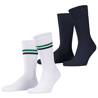 ESPRIT Herren Tennis Stripe 2-Pack Socken Baumwolle atmungsaktiv ESPRIT Herren Tennis Stripe 2-Pack Socken Baumwolle atmungsaktiv