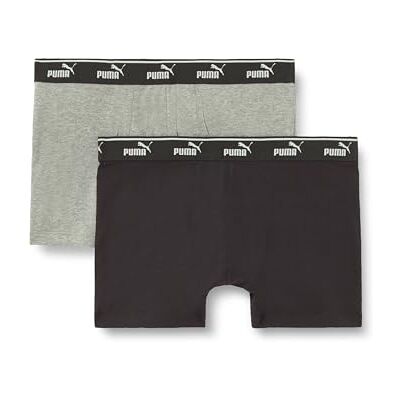 Puma Herren Elements Boxer, Grey Combo, L EU Puma Herren Elements Boxer, Grey Combo, L EU