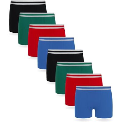 FM London Jungen Hipster Boxershorts (8er Pack) Boxer Shorts, Klassisch Sortiert, 9-10 Jahre EU FM London Jungen Hipster Boxershorts (8er Pack) Boxer Shorts, Klassisch Sortiert, 9-10 Jahre EU