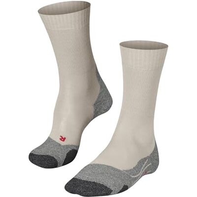 FALKE Herren Wandersocken TK2 Explore M So Wolle Funktionsmaterial antiblasen dick 1 Paar, Beige Natural 4200, 39-41 FALKE Herren Wandersocken TK2 Explore M So Wolle Funktionsmaterial antiblasen dick 1 Paar, Beige Natural 4200, 39-41