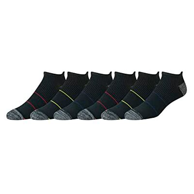 Amazon Essentials Herren Kurze No-Show-Socken – Performancebereich, bequeme Polsterung, athletisch, 6 Paar, Schwarz, 46-48 Amazon Essentials Herren Kurze No-Show-Socken – Performancebereich, bequeme Polsterung, athletisch, 6 Paar, Schwarz, 46-48