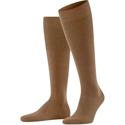 FALKE Herren Kniestrümpfe Airport M Kh Wolle Baumwolle lang einfarbig 1 Paar, Braun Tawny 5124, 47-48 FALKE Herren Kniestrümpfe Airport M Kh Wolle Baumwolle lang einfarbig 1 Paar, Braun Tawny 5124, 47-48