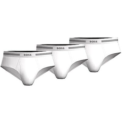 Boss Hugo Herren Slip aus Baumwolle, 3er-Pack Herren Slip, bequeme Passform, ideal für den Alltag, bequeme Unterwäsche, Markenslip Boss Hugo Herren Slip aus Baumwolle, 3er-Pack Herren Slip, bequeme Passform, ideal für den Alltag, bequeme Unterwäsche, Markenslip