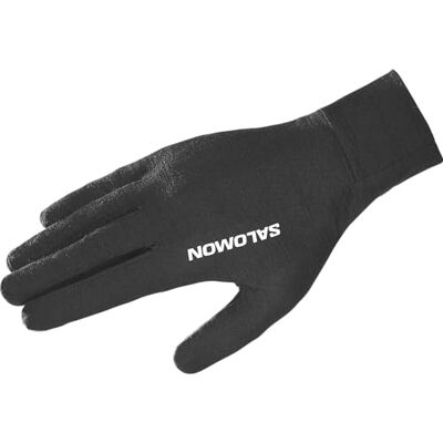 Salomon Merino Handschuhe, natürliche Winterwärme, atmungsaktiver Komfort, Touchscreen-kompatibel, feuchtigkeitsableitende Wolle zum Laufen Salomon Merino Handschuhe, natürliche Winterwärme, atmungsaktiver Komfort, Touchscreen-kompatibel, feuchtigkeitsableitende Wolle zum Laufen