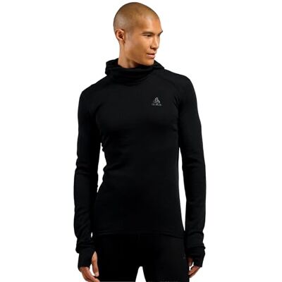 Odlo Herren Active Warm Funktionsunterwäsche Langarm Shirt mit Facemask (1er Pack) Odlo Herren Active Warm Funktionsunterwäsche Langarm Shirt mit Facemask (1er Pack)