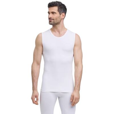 FALKE Herren Baselayer-Shirt Warm M S/l Sh Funktionsmaterial schnelltrocknend 1 Stück, Weiß White 2860, L FALKE Herren Baselayer-Shirt Warm M S/l Sh Funktionsmaterial schnelltrocknend 1 Stück, Weiß White 2860, L