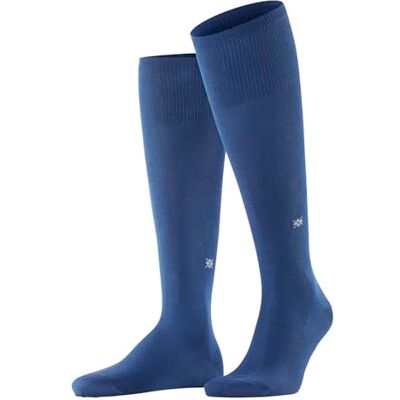 Burlington Herren Kniestrümpfe Dublin M Kh Baumwolle lang einfarbig 1 Paar, Blau Night Blue 6583, 40-46 Burlington Herren Kniestrümpfe Dublin M Kh Baumwolle lang einfarbig 1 Paar, Blau Night Blue 6583, 40-46