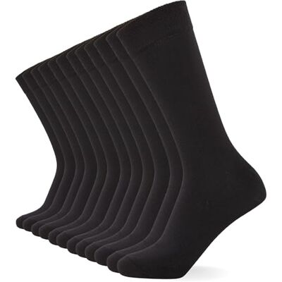 FM London Unisex Super Weiche Lange Unisex-socken Calf Socks, Schwarz, 39-42 EU FM London Unisex Super Weiche Lange Unisex-socken Calf Socks, Schwarz, 39-42 EU