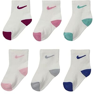 NIKE Baby Pop Color Socken, Pink, 12/24 Monate NIKE Baby Pop Color Socken, Pink, 12/24 Monate