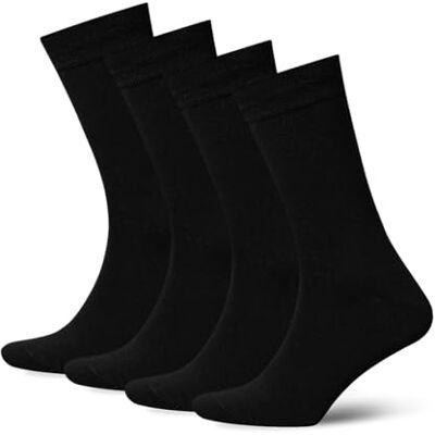 Duna Herrensocken, leichte Baumwollsocken, superweiche und atmungsaktive Socken für Herren, schwarze Socken, Schwarz, 10-12 Duna Herrensocken, leichte Baumwollsocken, superweiche und atmungsaktive Socken für Herren, schwarze Socken, Schwarz, 10-12